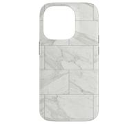 Custodia per iPhone 14 Pro Grafica astratta della composizione geometrica minima della griglia delle matton