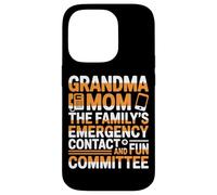 Custodia per iPhone 14 Pro GRANDMA MOM THE FAMILYS EMERGENCY CONTACT
