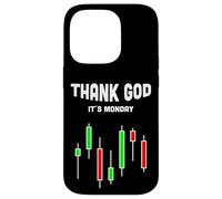 Custodia per iPhone 14 Pro Grazie a Dio il suo lunedì Stock Trader Forex Candlestick