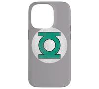 Custodia per iPhone 14 Pro Green Lantern Circle Logo Distressed