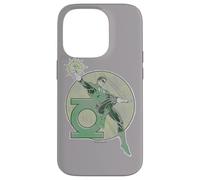 Custodia per iPhone 14 Pro Green Lantern Retro Lantern Iron-On