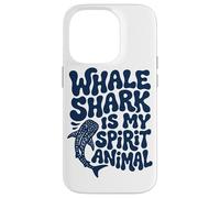 Custodia per iPhone 14 Pro Groovy Balena Shark Spirit Animal Retro Art