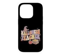 Custodia per iPhone 14 Pro Groovy Retro Witch Hat Fall Halloween Teacher