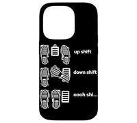 Custodia per iPhone 14 Pro Guida manuale Spostamento verso il basso Maiusc Divertente Auto Guy Alla deriva