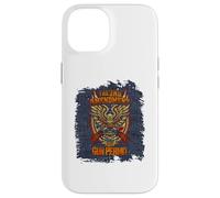 Custodia per iPhone 14 Pro Gun Second Emendment Is My Gun Permit Bandiera americana