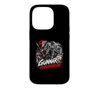 Custodia per iPhone 14 Pro Gunnar Hamundarson Viking Warrior Saga Scena