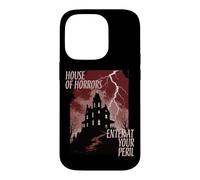 Custodia per iPhone 14 Pro Halloween Haunted House Of Horrors Entra a tuo rischio e pericolo