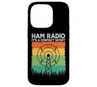 Custodia per iPhone 14 Pro Ham Radio It's A Contact Sport Continuous Wave Amateur Radio