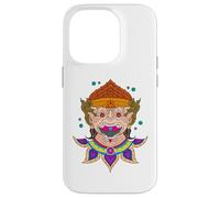 Custodia per iPhone 14 Pro Hanuman Dio scimmia indù