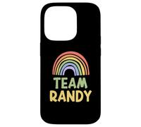 Custodia per iPhone 14 Pro Happy Colorful Team Randy Rainbow Pride Green Yellow