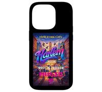 Custodia per iPhone 14 Pro Harlem Vibes, Cool New York Harlem Street Music Free Style