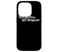 Custodia per iPhone 14 Pro Harry Potter He Who Must Not Be Named