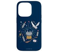 Custodia per iPhone 14 Pro Harry Potter Hogwarts Holiday Snowglobe Hedwig Christmas