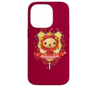 Custodia per iPhone 14 Pro Harry Potter Watercolor Gryffindor Crest