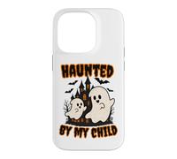 Custodia per iPhone 14 Pro Haunted by My Child Funny Ghost Halloween Men Women