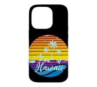 Custodia per iPhone 14 Pro Hawaii Vintage Sunset Surfer Souvenir