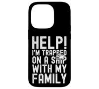 Custodia per iPhone 14 Pro Help I'm Trapped On A Ship With My Family Funny Cruise