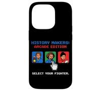 Custodia per iPhone 14 Pro History Makers Arcade Edition Retro Gamer Pixel Art 8-Bit