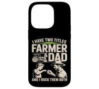 Custodia per iPhone 14 Pro Ho due titoli Farmer And Dad And I Rock Them Entrambi