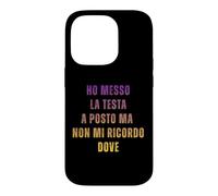 Custodia per iPhone 14 Pro Ho Messo La Testa A Posto Smemorato Testa Tra Le Nuvole