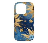 Custodia per iPhone 14 Pro Horror Strano Occhio Malvagio Blu Scuro