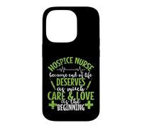 Custodia per iPhone 14 Pro Hospice Nurse perché la vita merita cura e amore