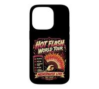 Custodia per iPhone 14 Pro Hot Flash World Tour Umorismo Menopausa Stile Retrò