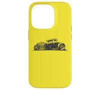 Custodia per iPhone 14 Pro Hot Rod Rust Racer Vintage Graphic Old Muscle Car