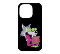 Custodia per iPhone 14 Pro "Howling Wolf" Retro Biker Lowbrow Wolves Rockabilly 50s