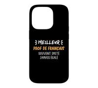 Custodia per iPhone 14 Pro Humour Professeur de langue meilleur prof de français