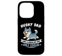Custodia per iPhone 14 Pro Husky Dad, come un normale papà solo più figo - Husky Dog