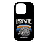 Custodia per iPhone 14 Pro Husky Fur Rolling Fur Palla
