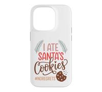 Custodia per iPhone 14 Pro I Ate Santas Cookies No Regrets Funny Christmas