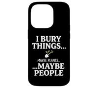 Custodia per iPhone 14 Pro I Bury Things Maybe Plants Maybe People Funny Frog