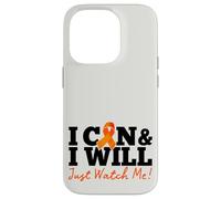 Custodia per iPhone 14 Pro I Can & I Will Beat Leukemia Cancer Warrior Just Watch Me