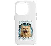 Custodia per iPhone 14 Pro I Got That Dawg In Me Cat Shirt Funny Angry Tabby Maine Coon