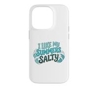 Custodia per iPhone 14 Pro I Like My Summers Salty Beach Lover Ocean Cute Vacation