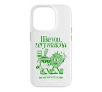 Custodia per iPhone 14 Pro I Like You Very Matcha Latte 10/10 Sip Funny Tea Pun