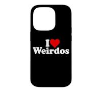 Custodia per iPhone 14 Pro I Love Heart Crazy Comic Special