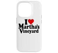 Custodia per iPhone 14 Pro I LOVE HEART MARTHA'S VIGNETO MASSACHUSETTS