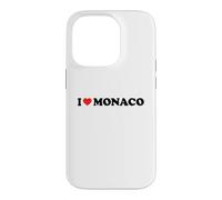 Custodia per iPhone 14 Pro I Love Monaco Vacation Montecarlo Costa Azzurra Viaggi