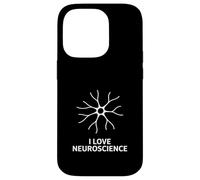 Custodia per iPhone 14 Pro I Love Neuroscience Brain Design STEM Neuroscience Citazione