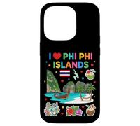 Custodia per iPhone 14 Pro I Love Phi Phi Islands Thailandia Viaggio Souvenir