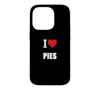 Custodia per iPhone 14 Pro I Love Pies Carne Patate Mela Pizza Bistecca Baker Chef Cuoco