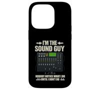 Custodia per iPhone 14 Pro I' m the Sound Guy Funny Audio Engineer Sound Mixing Board