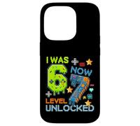 Custodia per iPhone 14 Pro I Was 6 Now Level 7 Unlocked 7th Birthday Gamer 67 Meme