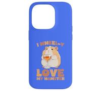 Custodia per iPhone 14 Pro I Wheel-y Love My Hamster Kawaii Carino Divertente