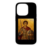 Custodia per iPhone 14 Pro Icona ortodossa di San Teodoro il Soldato