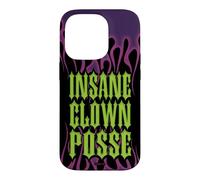 Custodia per iPhone 14 Pro ICP Purple Flames Old English Logo Horrorcore Rap Music