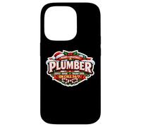 Custodia per iPhone 14 Pro Idraulico Buon Natale Servizio Riparazione Vacanze Cheer On Call